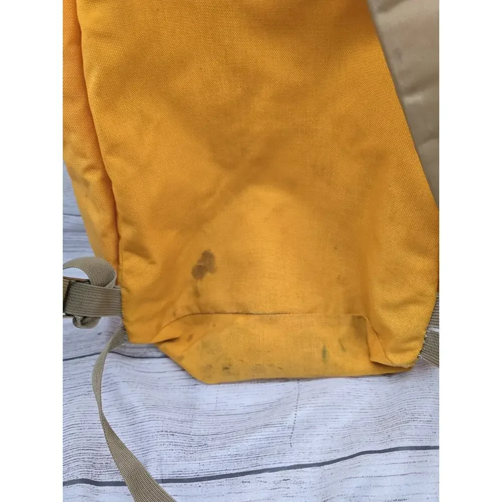 Jansport 1970's Hiking Outdoor Backpack Yellow